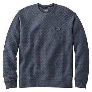 L.L. Bean Men’s quilted crewneck sweatshirt